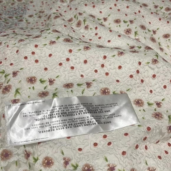 Dress the Population Sunny Days Floral Embroidered White Gown NWT Large - Picture 7 of 8